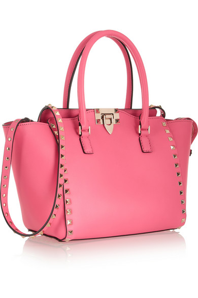 international veteran Slutning Bomb Product of the Day: Valentino's The Rockstud Small Leather Trapeze Bag